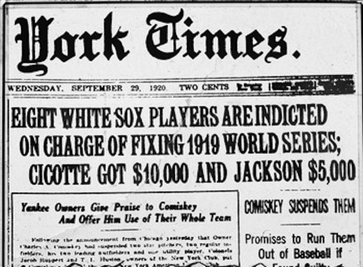Arnold Rothstein - 1919 Fixed World Series