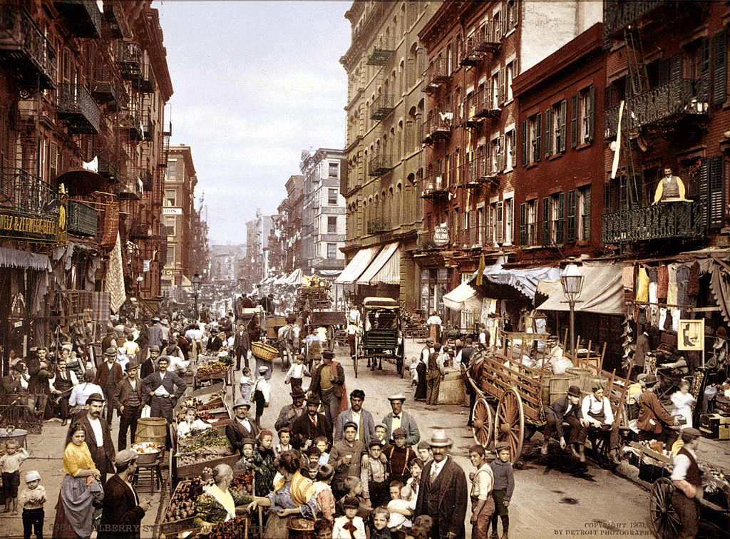 New York City - Mulberry Street - 1900